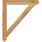 Ekena Millwork Traditional Arts & Crafts Rough Sawn Bracket, Western Red Cedar, 4"W x 34"D x 38"H BKT04X34X38TRA03RWR - alternate 2